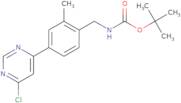 tert-Butyl 4-(6-chloropyrimidin-4-yl)-2-methylbenzylcarbamate