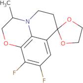 (S)-9,10-Difluoro-3-methyl-2,3,5,6-tetrahydro-7,7-o-ethylidene-7H-pyrido[1,2,3-de]-1,4-benzoxazin-…