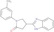 4-(1H-Benzimidazol-2-yl)-1-(3-methylphenyl)pyrrolidin-2-one