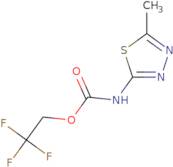 2,2,2-Trifluoroethyl N-(5-methyl-1,3,4-thiadiazol-2-yl)carbamate