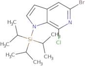 5-Bromo-7-chloro-1-(triisopropylsilyl)-1H-pyrrolo[2,3-c]pyridine