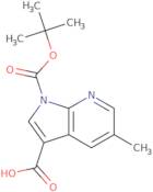 1-(tert-Butoxycarbonyl)-5-methyl-1H-pyrrolo[2,3-b]pyridine-3-carboxylic acid