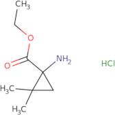 Ethyl 1-amino-2,2-dimethylcyclopropane-1-carboxylate hydrochloride