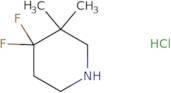 4,4-difluoro-3,3-dimethylpiperidine hydrochloride