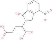 5-Amino-4-(4-nitro-1-oxoisoindolin-2-yl)-5-oxopentanoic acid