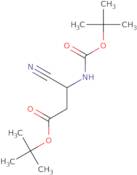 tert-Butyl (3S)-3-{[(tert-butoxy)carbonyl]amino}-3-cyanopropanoate