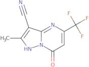 7-Hydroxy-2-methyl-5-(trifluoromethyl)pyrazolo[1,5-a]pyrimidine-3-carbonitrile