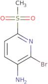 2-Bromo-6-methanesulfonylpyridin-3-amine