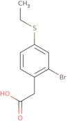 2-[2-Bromo-4-(ethylsulfanyl)phenyl]acetic acid