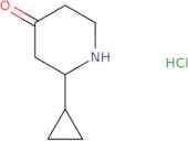 2-Cyclopropylpiperidin-4-one hydrochloride