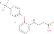 3-[(2-{[3-Chloro-5-(trifluoromethyl)pyridin-2-yl]oxy}phenyl)amino]propanoic acid