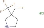 3-(Fluoromethyl)-3-(trifluoromethyl)pyrrolidine hydrochloride