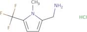 (1-Methyl-5-(trifluoromethyl)-1H-pyrrol-2-yl)methanamine hydrochloride