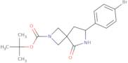 tert-Butyl 7-(4-bromophenyl)-5-oxo-2,6-diazaspiro[3.4]octane-2-carboxylate