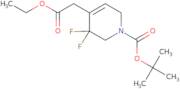 tert-Butyl 4-(2-ethoxy-2-oxoethyl)-3,3-difluoro-3,6-dihydropyridine-1(2H)-carboxylate