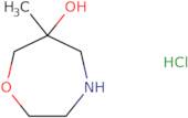 6-Methyl-1,4-oxazepan-6-ol hydrochloride