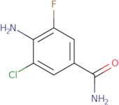 4-Amino-3-chloro-5-fluorobenzamide