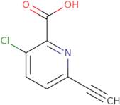 3-Chloro-6-ethynylpyridine-2-carboxylic acid