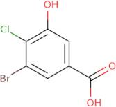 3-Bromo-4-chloro-5-hydroxybenzoic acid