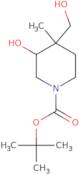 Tert-Butyl 3-Hydroxy-4-(Hydroxymethyl)-4-Methylpiperidine-1-Carboxylate