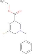 Ethyl 1-benzyl-5-fluoro-1,2,3,6-tetrahydropyridine-3-carboxylate