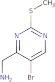 4-(Aminomethyl)-5-bromo-2-(methylthio)pyrimidine