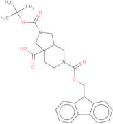 2-[(tert-Butoxy)carbonyl]-5-{[(9H-fluoren-9-yl)methoxy]carbonyl}-octahydro-1H-pyrrolo[3,4-c]pyridi…