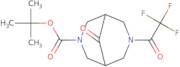 tert-Butyl 9-oxo-7-(2,2,2-trifluoroacetyl)-3,7-diaza-bicyclo[3.3.1]nonane-3-carboxylate