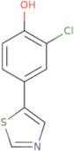 2-Chloro-4-(thiazol-5-yl)phenol