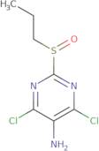 4,6-Dichloro-2-(propylsulfinyl)pyrimidin-5-amine