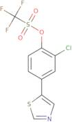 2-Chloro-4-(thiazol-5-yl)phenyl trifluoromethanesulfonate