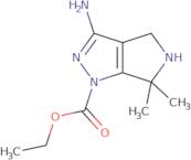 Ethyl 3-amino-6,6-dimethyl-5,6-dihydropyrrolo[3,4-c]pyrazole-1(4H)-carboxylate