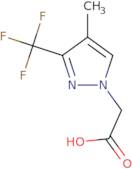 2-[4-Methyl-3-(trifluoromethyl)-1H-pyrazol-1-yl]acetic acid