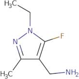 1-(1-Ethyl-5-fluoro-3-methyl-1H-pyrazol-4-yl)methanamine