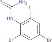 N-(2,4-Dibromo-6-fluorophenyl)thiourea