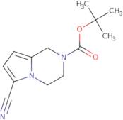 tert-Butyl 6-cyano-3,4-dihydro-1H-pyrrolo[1,2-a]pyrazine-2-carboxylate