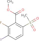 Methyl 2-Fluoro-3-iodo-6-(methylsulfonyl)benzoate