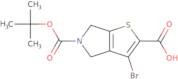 3-Bromo-5-[(tert-butoxy)carbonyl]-4H,5H,6H-thieno[2,3-c]pyrrole-2-carboxylic acid