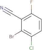 2-Bromo-3-chloro-6-fluorobenzonitrile