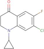 7-Chloro-1-cyclopropyl-6-fluoro-2,3-dihydroquinolin-4(1H)-one