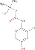 (3-Chloro-5-hydroxy-pyridin-2-yl)-carbamic acid tert-butyl ester