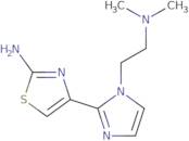 4-{1-[2-(Dimethylamino)ethyl]-1H-imidazol-2-yl}-1,3-thiazol-2-amine