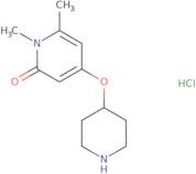 1,6-Dimethyl-4-(piperidin-4-yloxy)pyridin-2(1H)-one hydrochloride