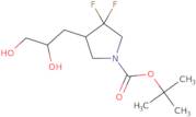 tert-Butyl 4-(2,3-dihydroxypropyl)-3,3-difluoropyrrolidine-1-carboxylate