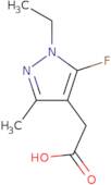 2-(1-Ethyl-5-fluoro-3-methyl-1H-pyrazol-4-yl)acetic acid