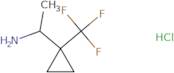 1-[1-(Trifluoromethyl)cyclopropyl]ethanamine hydrochloride