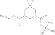 1-tert-Butyl 3-ethyl 5,5-difluoro-5,6-dihydropyridine-1,3(2H)-dicarboxylate