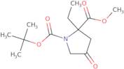 1-tert-Butyl 2-methyl 2-ethyl-4-oxopyrrolidine-1,2-dicarboxylate