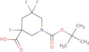 1-(tert-Butoxycarbonyl)-3,5,5-trifluoropiperidine-3-carboxylic acid