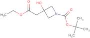 Tert-Butyl 3-(2-Ethoxy-2-Oxoethyl)-3-Hydroxyazetidine-1-Carboxylate